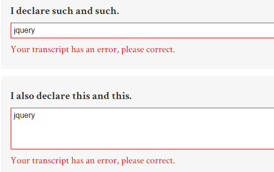 jQuery Field Compare String